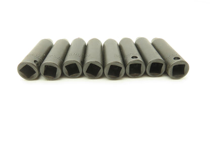 Proto 7006M 3/8" Drive 6MM 6 Point Impact Socket Deep 2-3/4"L  Metric Lot of 8