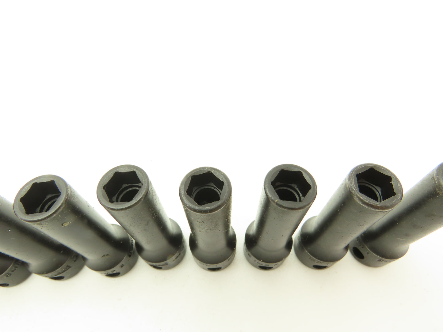 Williams 12M-608 IMP 3/8" Drive 8MM 6 Point Impact Socket Deep 2-1/8"L Lot of 11