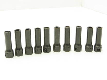Williams 12M-608 IMP 3/8" Drive 8MM 6 Point Impact Socket Deep 2-1/8"L Lot of 10
