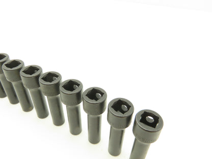 Williams 12M-607 IMP 3/8" Drive 7MM 6 Point Impact Socket Deep 2-1/8"L Lot of 11
