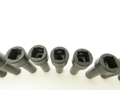 Williams 12M-607 IMP 3/8" Drive 7MM 6 Point Impact Socket Deep 2-1/8"L Lot of 12