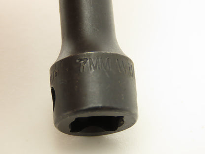 Williams 12M-607 IMP 3/8" Drive 7MM 6 Point Impact Socket Deep 2-1/8"L Lot of 12