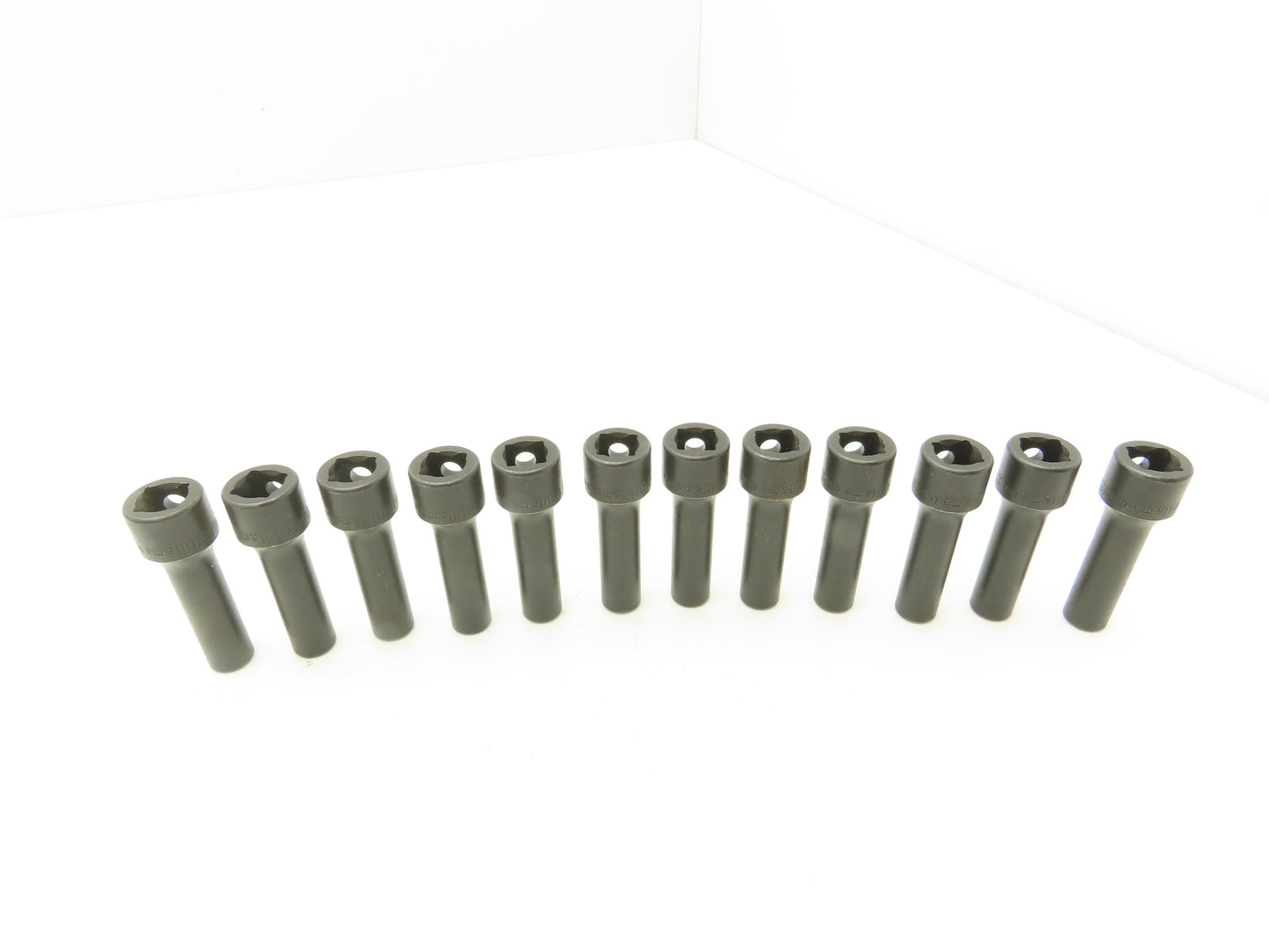 Williams 12M-607 IMP 3/8" Drive 7MM 6 Point Impact Socket Deep 2-1/8"L Lot of 12