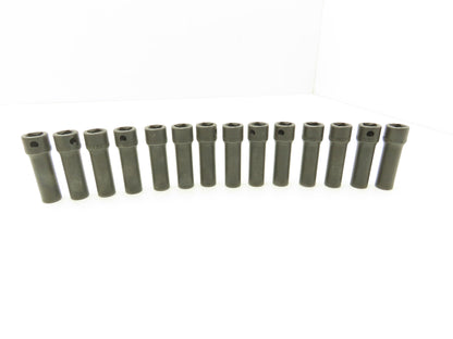 Williams 12M-609 IMP 3/8" Drive 9MM 6 Point Impact Socket Deep 2-1/8"L Lot of 14
