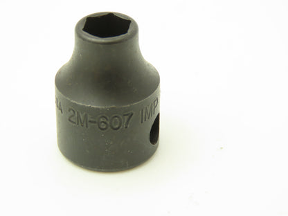 Williams 2M-607 IMP 3/8" Drive 7MM 6 Point Impact Socket Shallow Lot of 22