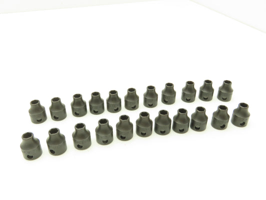 Williams 2M-607 IMP 3/8" Drive 7MM 6 Point Impact Socket Shallow Lot of 22