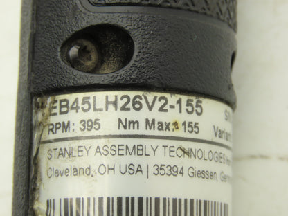 Stanley EB45LH26V2-155 Right Angle Nutrunner 3/8"Drive *Parts or Repair*