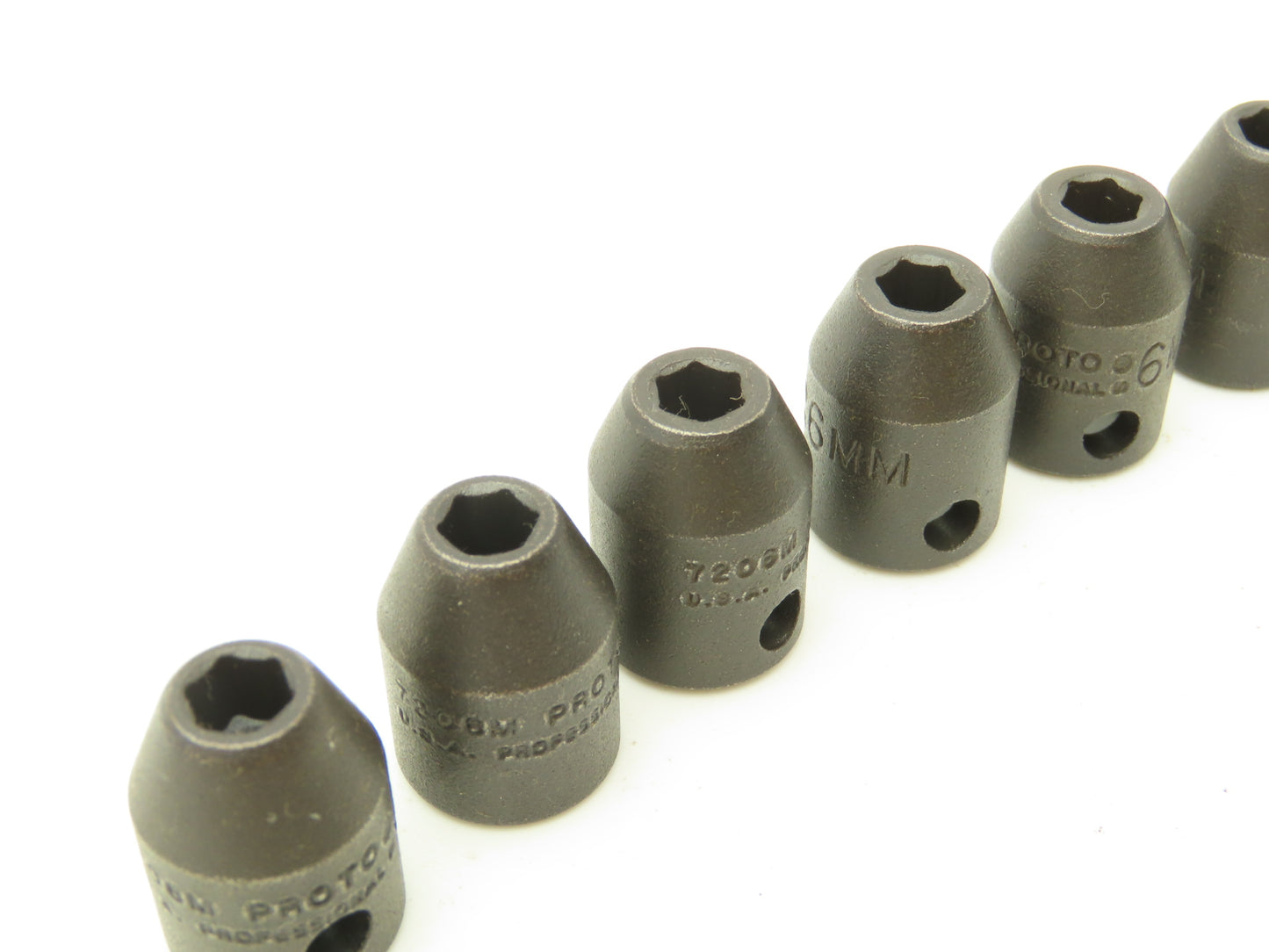 Williams 7206M 3/8" Drive 6MM 6 Point Impact Socket Shallow 1" OAL Lot of 10