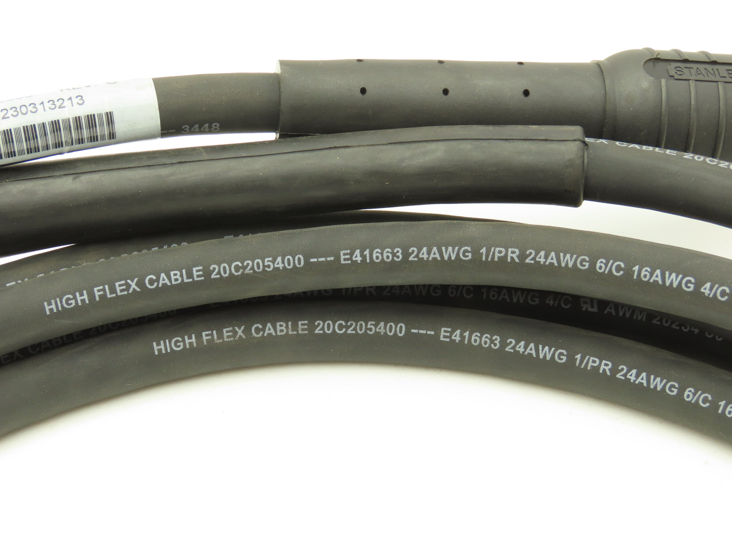 Stanley 20C109305 Rev C Electric Nutrunner Control Cable 5M 17Ft