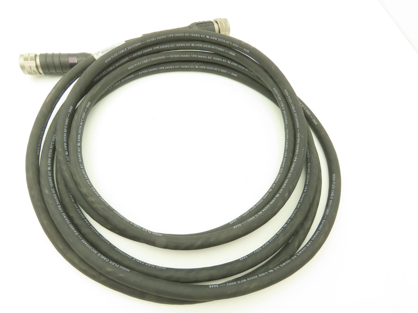 Stanley 20C109305 Rev C Electric Nutrunner Control Cable 5M 17Ft
