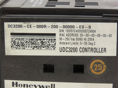 Honeywell DC3200-CE-000R-200-00000-E0-0 UDC3200 Digital Temperature Controller