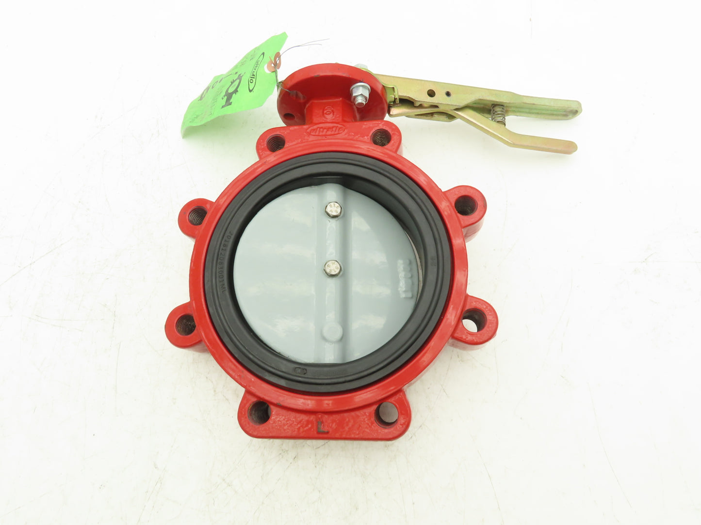 Ultraflo 06422170F570 Butterfly Valve 6" DI Body Buna Seat Nylon/DI Disc