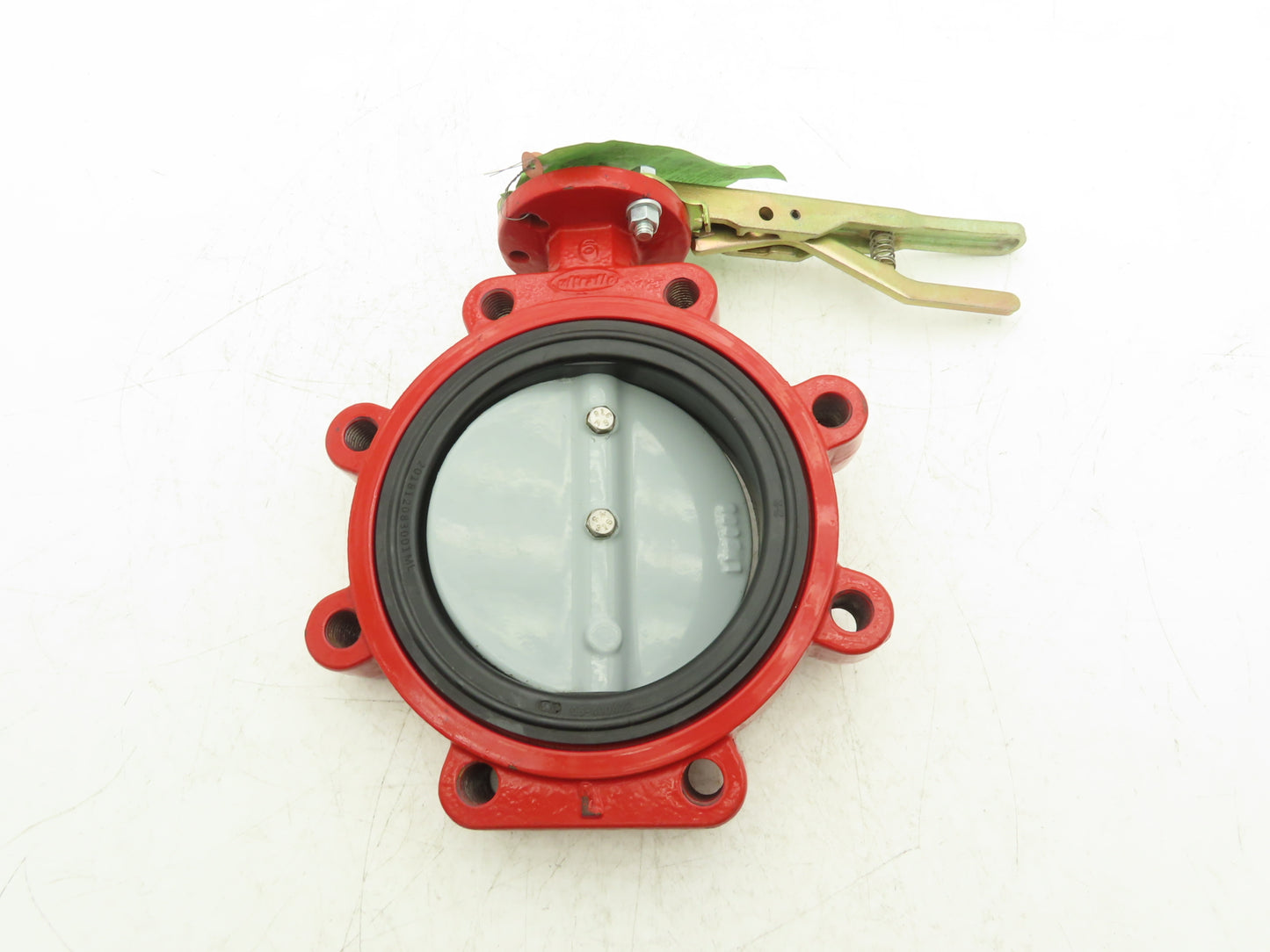 Ultraflo 06422170F570 Butterfly Valve 6" DI Body Buna Seat Nylon/DI Disc