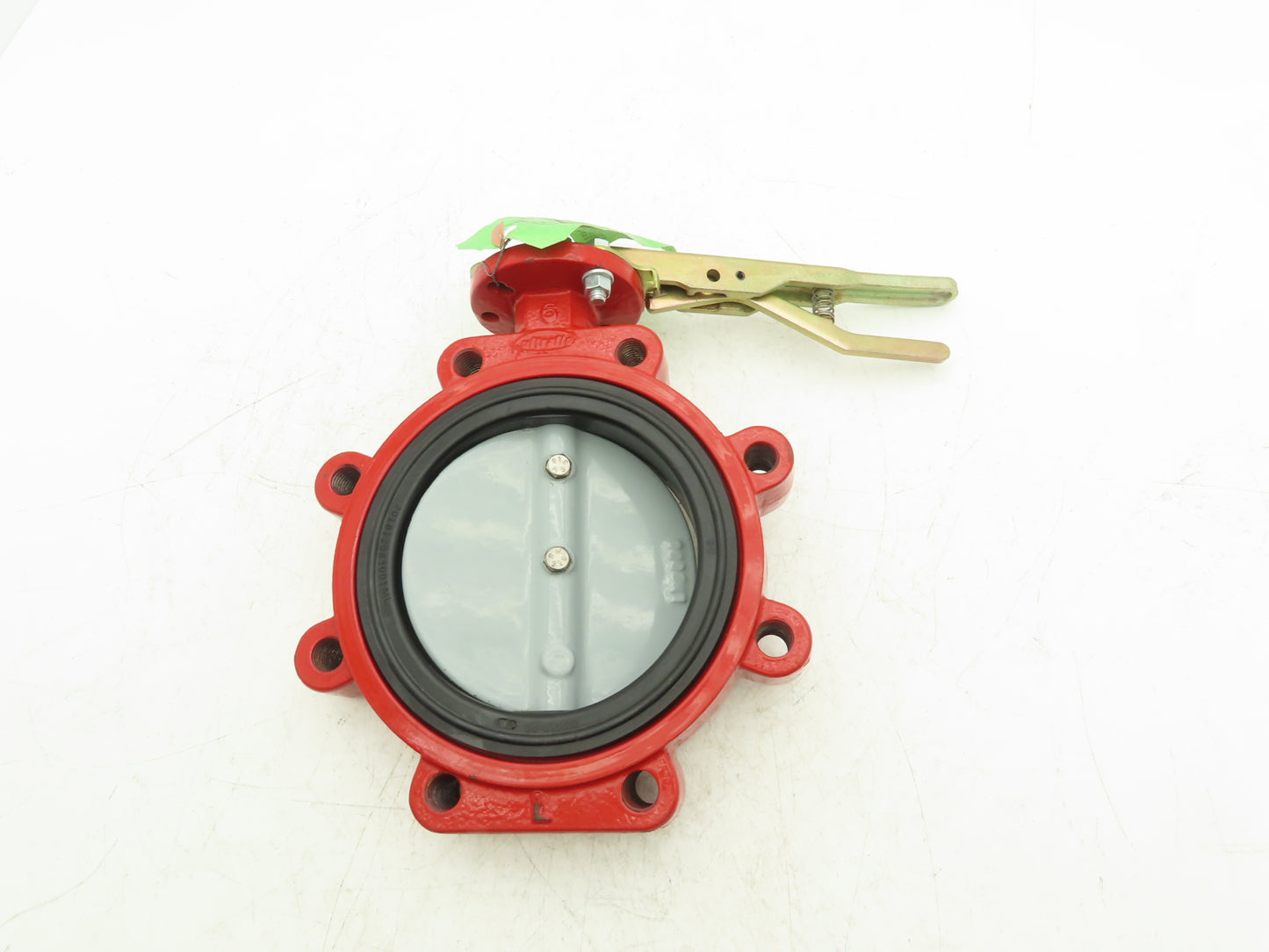 Ultraflo 06422170F570 Butterfly Valve 6" DI Body Buna Seat Nylon/DI Disc