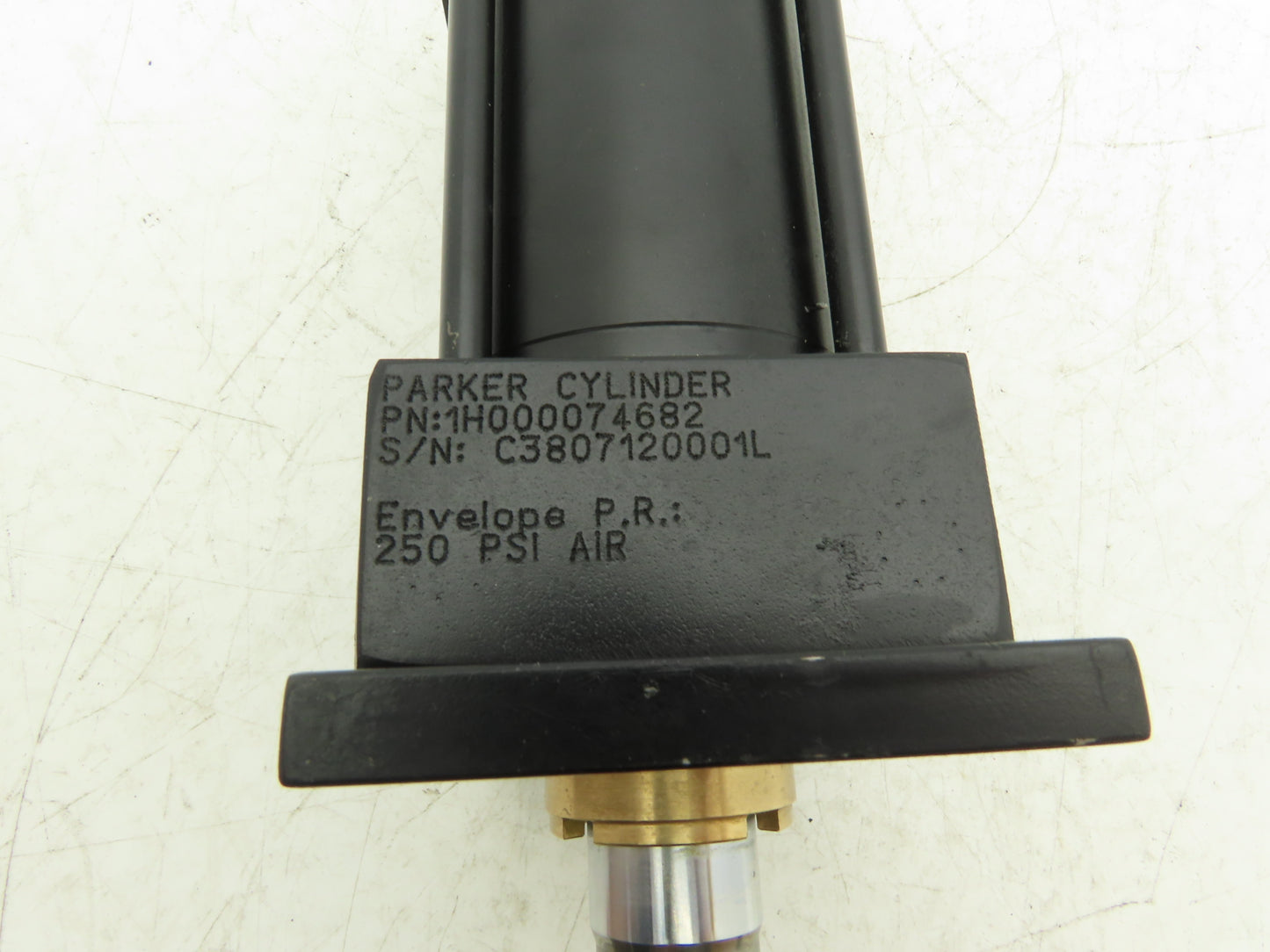 Parker 1H000074682 Pneumatic Cylinder 2.5" Bore 2-1/2" Stroke 250 PSI 3/4"-16