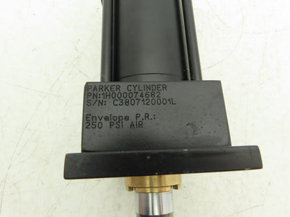 Parker 1H000074682 Pneumatic Cylinder 2.5" Bore 2-1/2" Stroke 250 PSI 3/4"-16