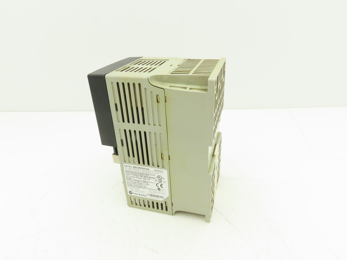Allen Bradley 22A-D6P0N104 PowerFlex 4 AC Drive VFD 3Hp 480V 3PH Ser A FRN 5.01