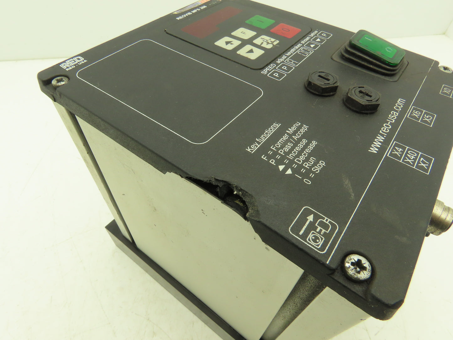 REO USA REOVIB MFS 268 XL Vibratory Conveyor Frequency Converter 110/240V