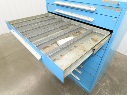 Nu-Era Modular Tool Storage Cabinet 10 Drawer 45x28x61" Stanley Vidmar Lista