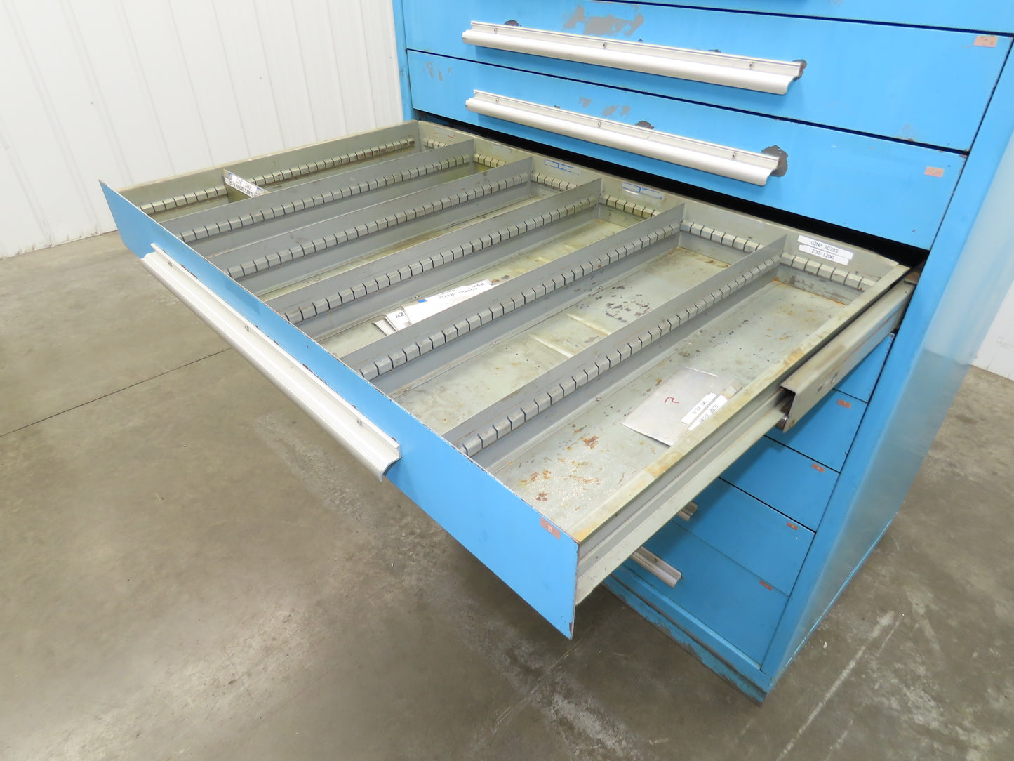 Nu-Era Modular Tool Storage Cabinet 10 Drawer 45x28x61" Stanley Vidmar Lista