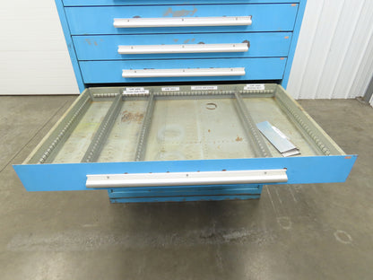 Nu-Era Modular Tool Storage Cabinet 10 Drawer 45x28x61" Stanley Vidmar Lista