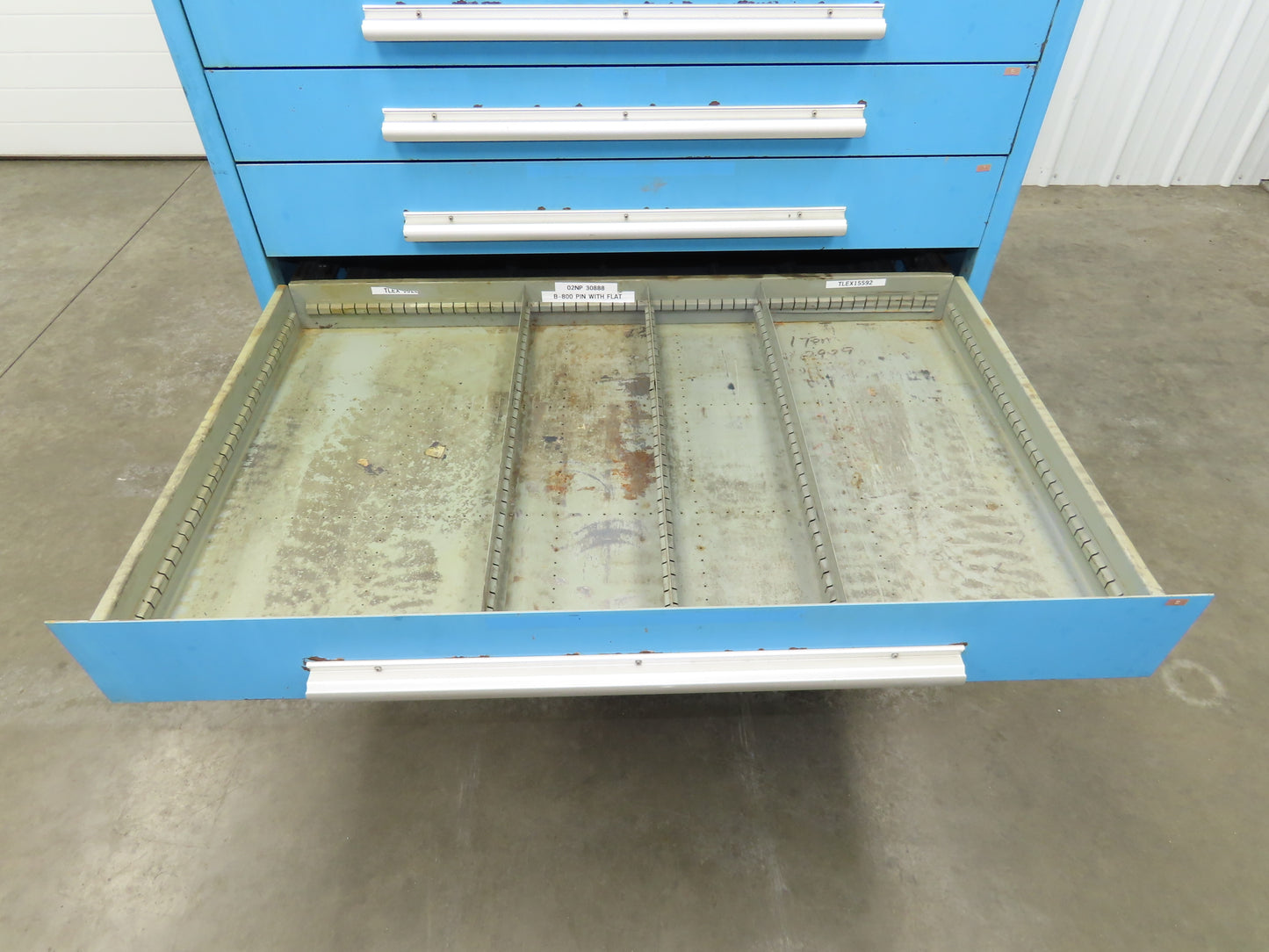 Nu-Era Modular Tool Storage Cabinet 10 Drawer 45x28x61" Stanley Vidmar Lista