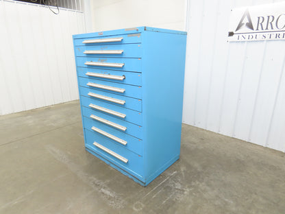 Nu-Era Modular Tool Storage Cabinet 10 Drawer 45x28x61" Stanley Vidmar Lista