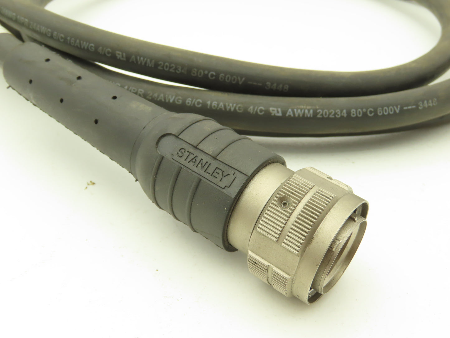 Stanley 20C109303 Rev C Electric Nutrunner Control Cable 3M 10Ft