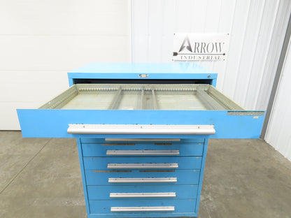 Nu-Era Modular Tool Storage Cabinet 9 Drawer 45x28x61" Stanley Vidmar Lista