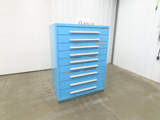 Nu-Era Modular Tool Storage Cabinet 9 Drawer 45x28x61" Stanley Vidmar Lista