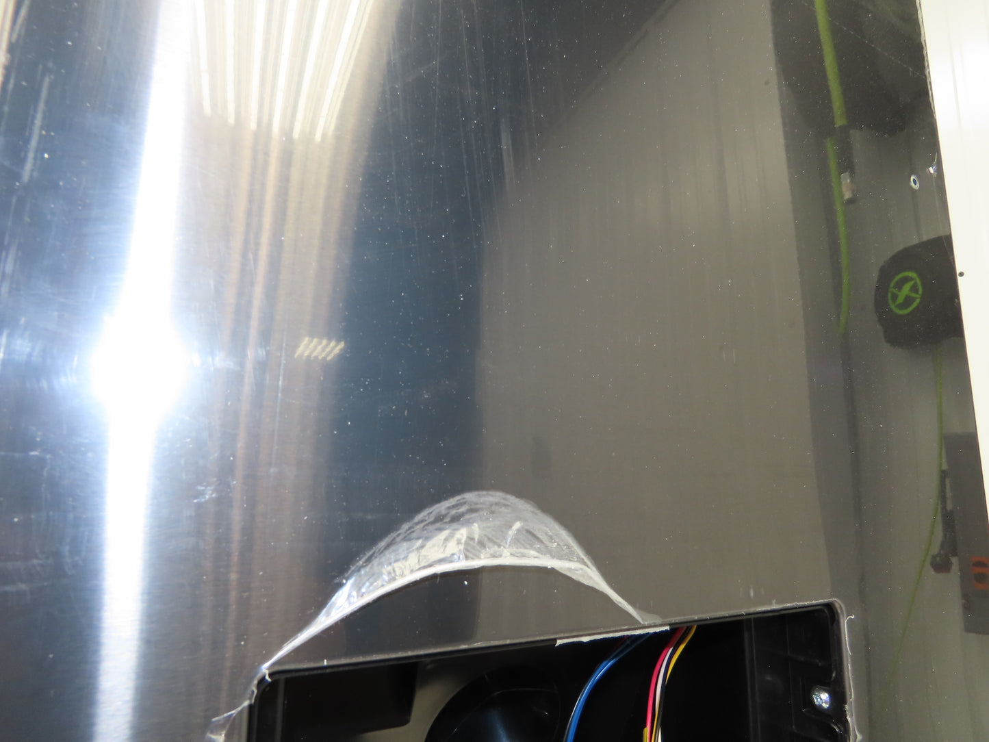 5304530762 Electrolux Left Refrigerator Door Black Stainless Ice Dispenser