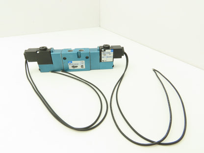 Mac 821C-PP-111CA-152 Double Solenoid Valve 5/2-Way 150psi 1/4"npt 120V