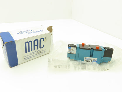 Mac 82A-EC-000-TM-DFFP-1DA Pneumatic Solenoid Valve 4/3 150psi 24VDC
