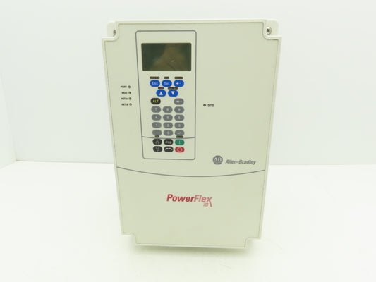 Allen Bradley 20AD040C3AYNANC0 PowerFlex 70 AC Drive 30Hp 480VAC 3Ph 40A Ser A