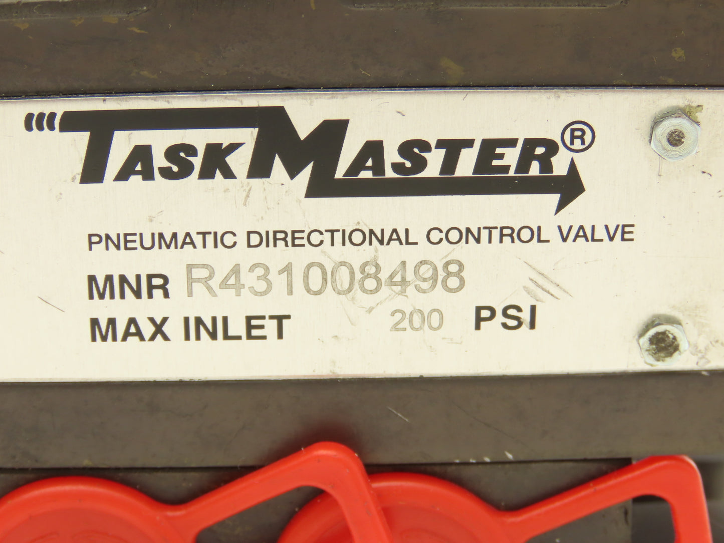 Aventics R431008498 TaskMaster Pneumatic Directional Valve 3-Pos Lever 200psi
