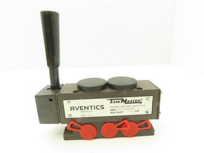 Aventics R431008498 TaskMaster Pneumatic Directional Valve 3-Pos Lever 200psi