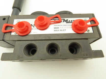 Aventics R431008498 TaskMaster Pneumatic Directional Valve 3-Pos Lever 200psi