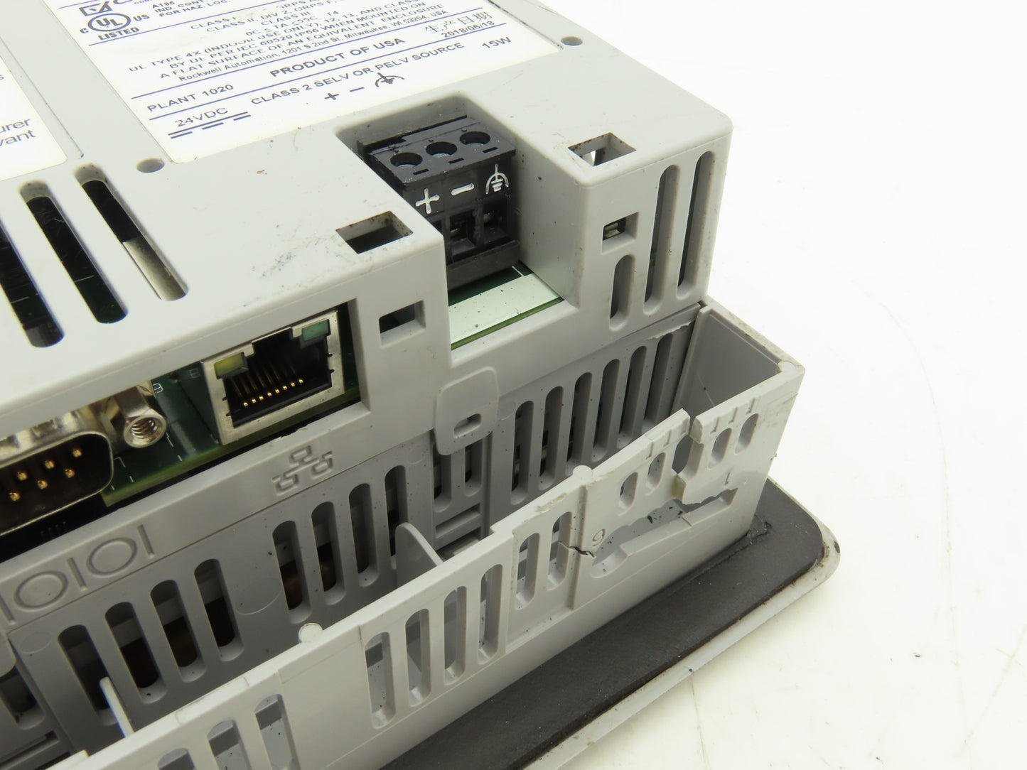 Allen Bradley 2711P-K6M20D8 HMI PanelView Plus 600 Screen Push Button Series A