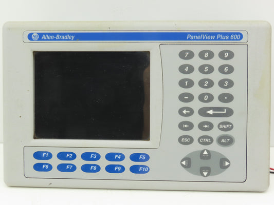 Allen Bradley 2711P-K6M20D8 HMI PanelView Plus 600 Screen Push Button Series A
