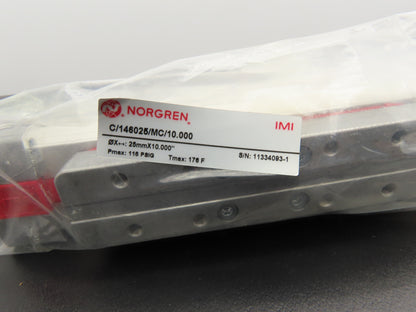 Norgren C/146025/MC/10.000 Pneumatic Linear Actuator 25mm Bore x 10" Stroke