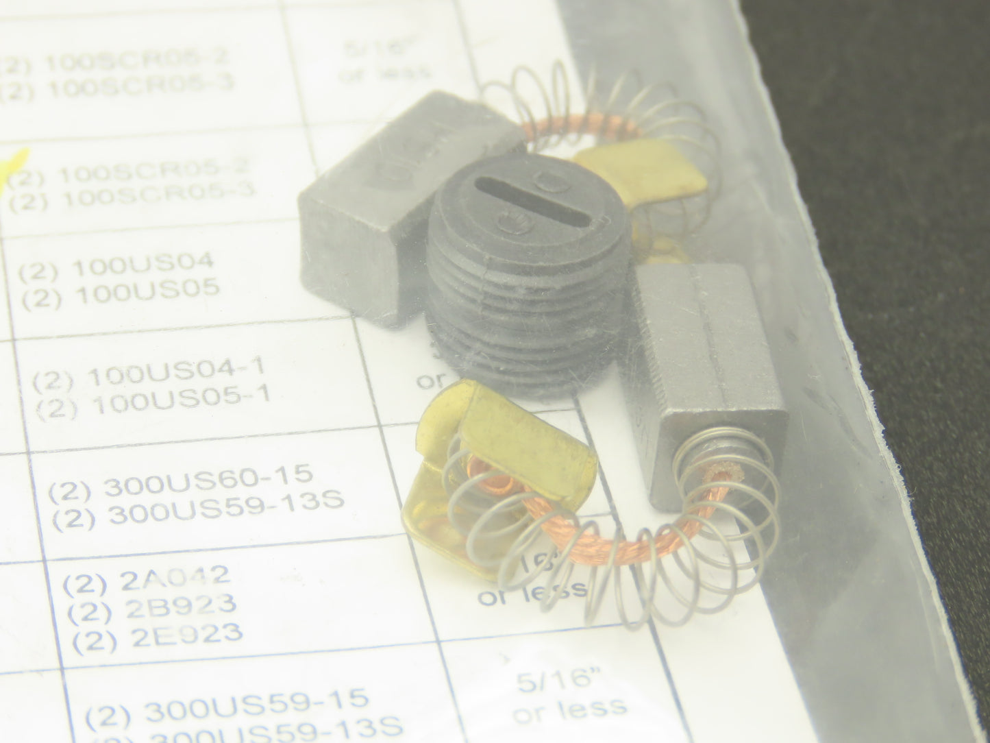Vibco BK-007 SCR-200 Industrial Vibrator Carbon Brush Kit H610
