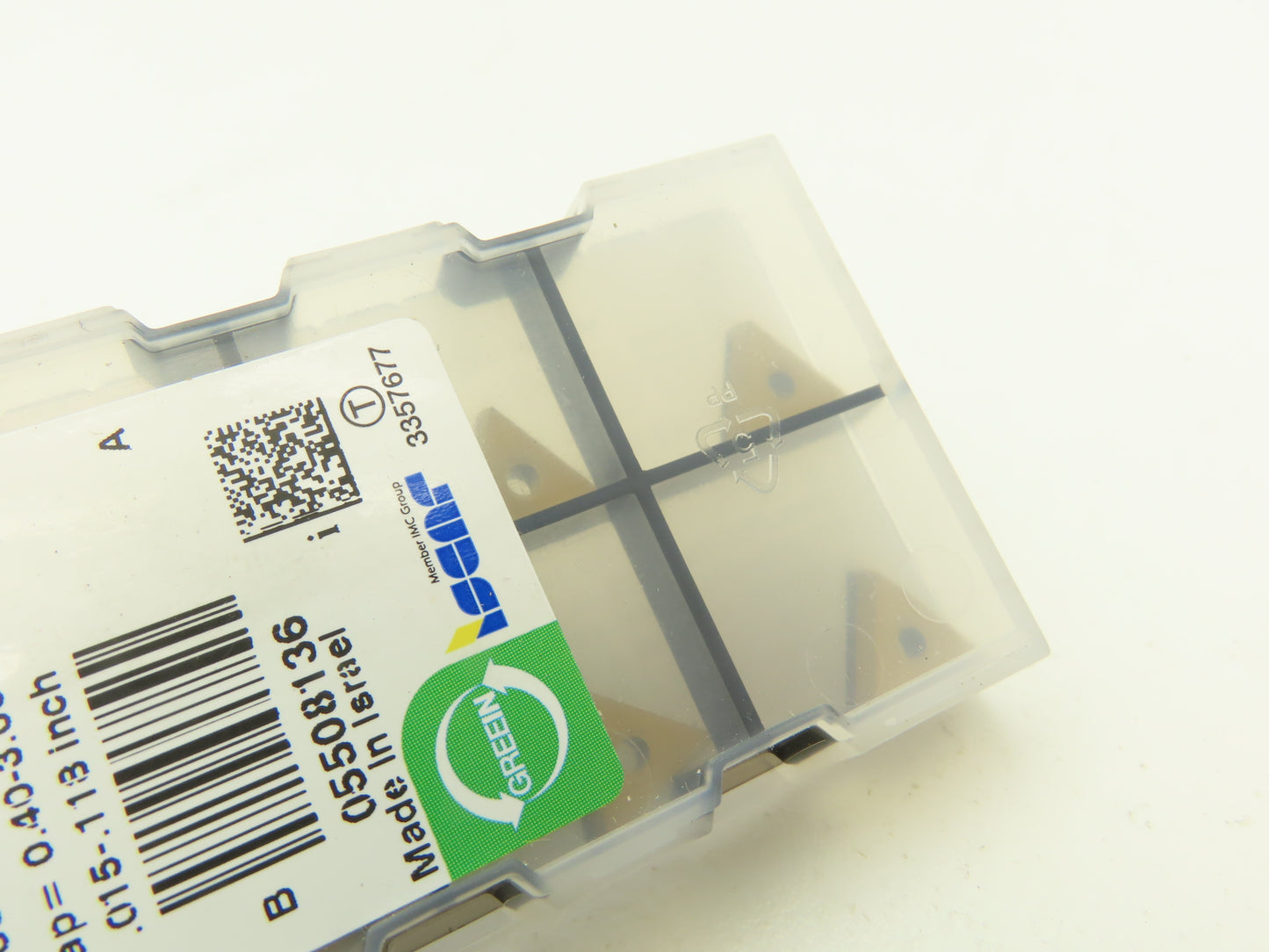 ISCAR TPMR 221-PF IC8250 Turning Insert Carbide 11.0mm Long T-Triangle Lot of 10