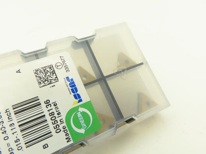 ISCAR TPMR 221-PF IC8250 Turning Insert Carbide 11.0mm Long T-Triangle Lot of 10