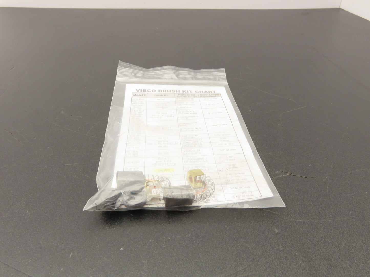Vibco BK-007 SCR-100/300/400 Industrial Vibrator Carbon Brush Kit