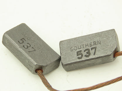Southern 537 DC Motor Carbon Brush 3/8"x 5/8"x 1-1/4" Lot of 6 Pairs