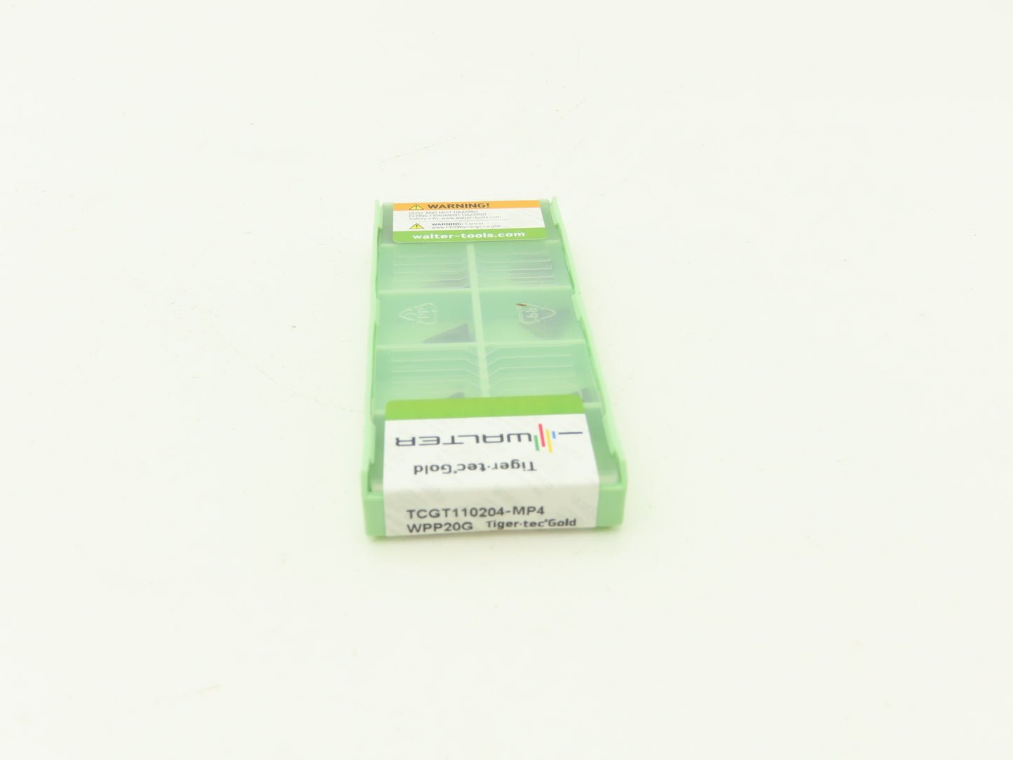 Walter TCGT110204-MP4 WPP20G Turning Insert Carbide Positive Triangle Lot of 10