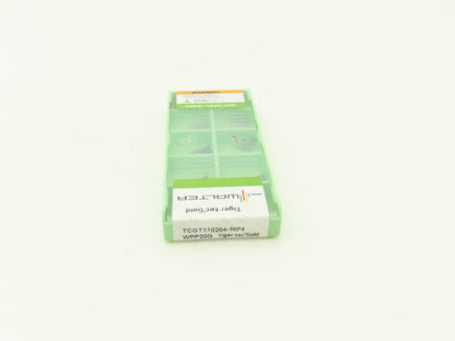 Walter TCGT110204-MP4 WPP20G Turning Insert Carbide Positive Triangle Lot of 10