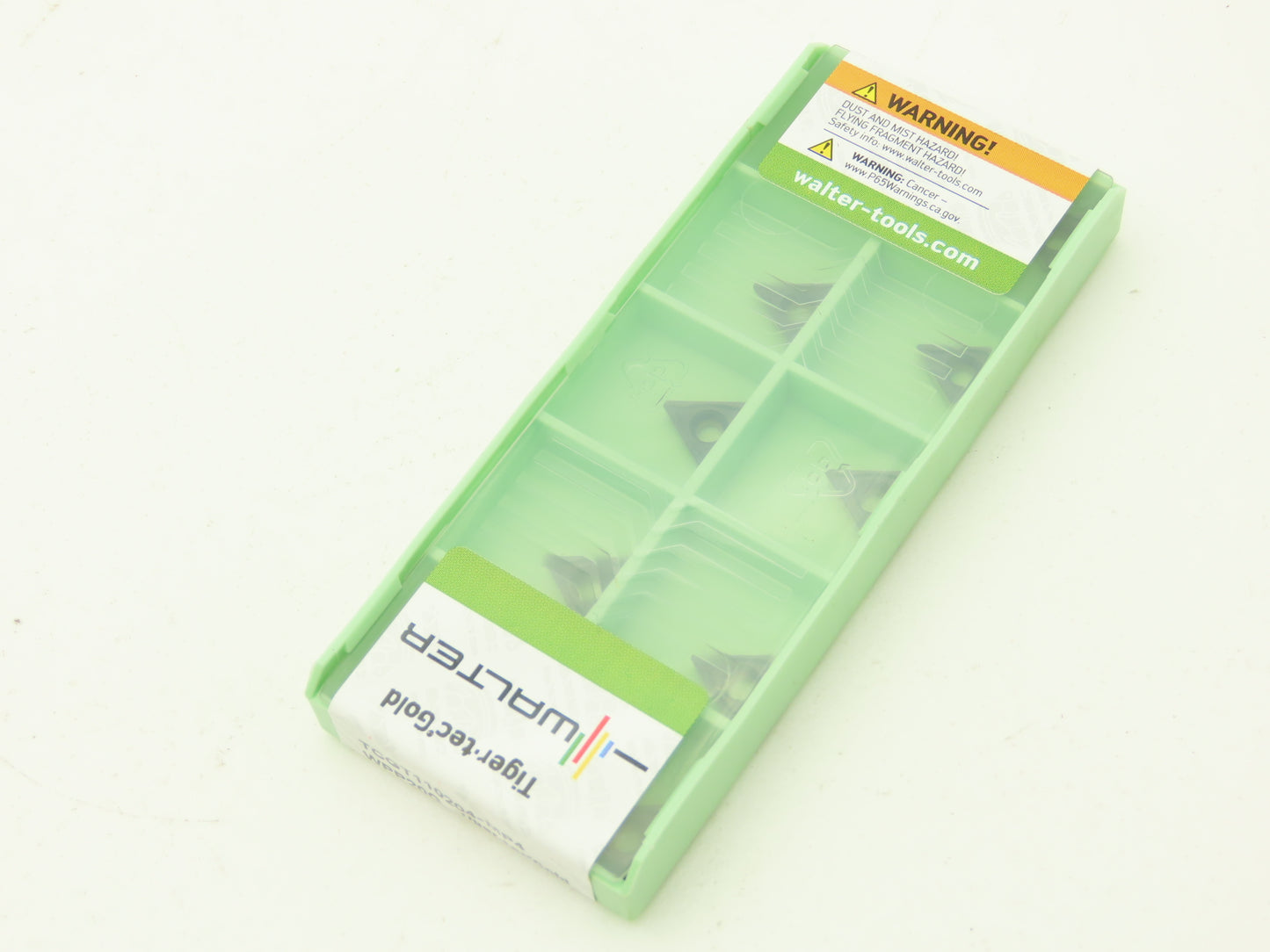 Walter TCGT110204-MP4 WPP20G Turning Insert Carbide Positive Triangle Lot of 10