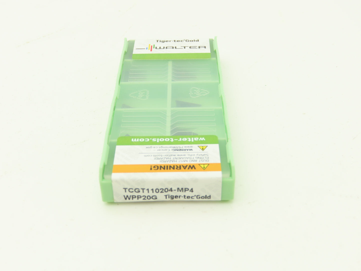 Walter TCGT110204-MP4 WPP20G Turning Insert Carbide Positive Triangle Lot of 10