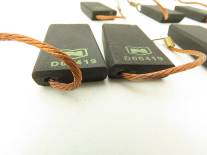 National D00419 DC Motor Carbon Brush 3/8"x 1"x 2" Lot of 8